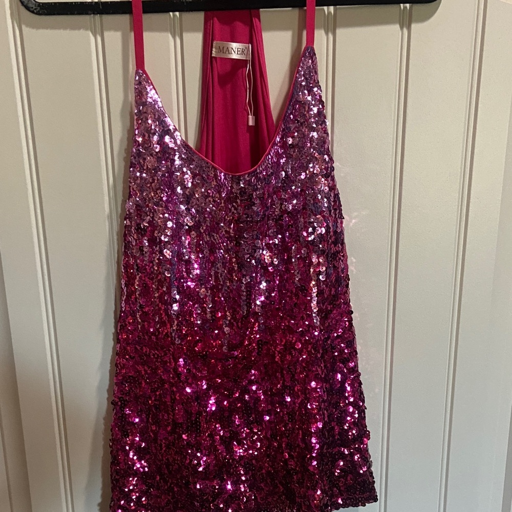 Pink Sequin Dress